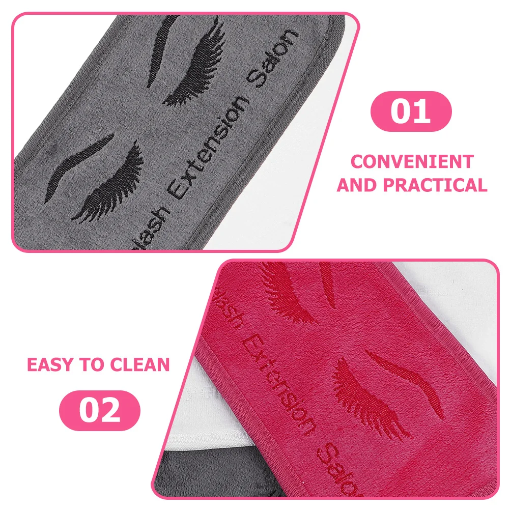 

6Pcs Eyelash Extension Forehead Cushions Non Shedding Material Comfortable Fit Grafting Pads for Facial Protection