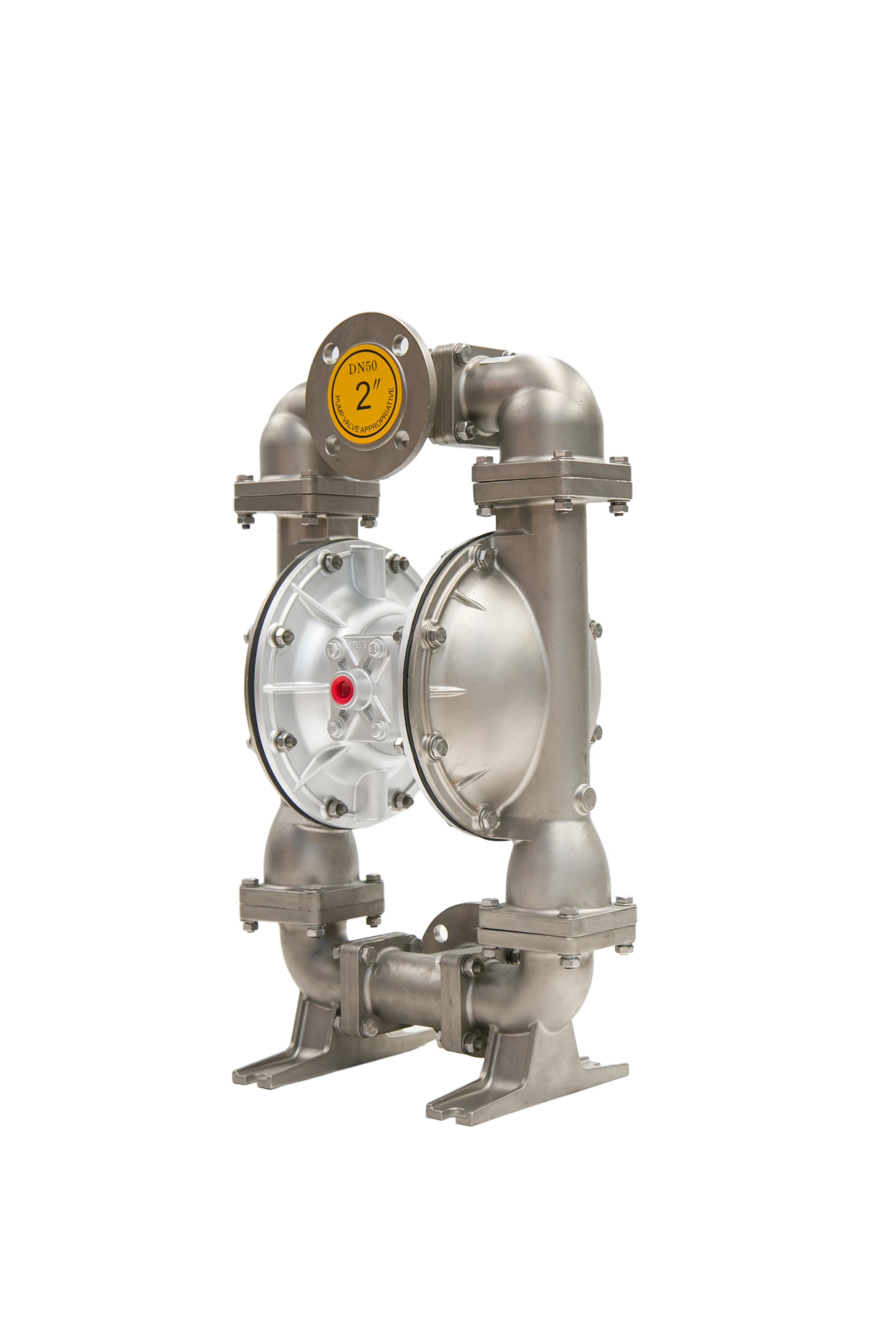 Latest 2-Inch Stainless Steel Pneumatic Diaphragm Pump Customizable Santoprene Diaphragm Industrial Support