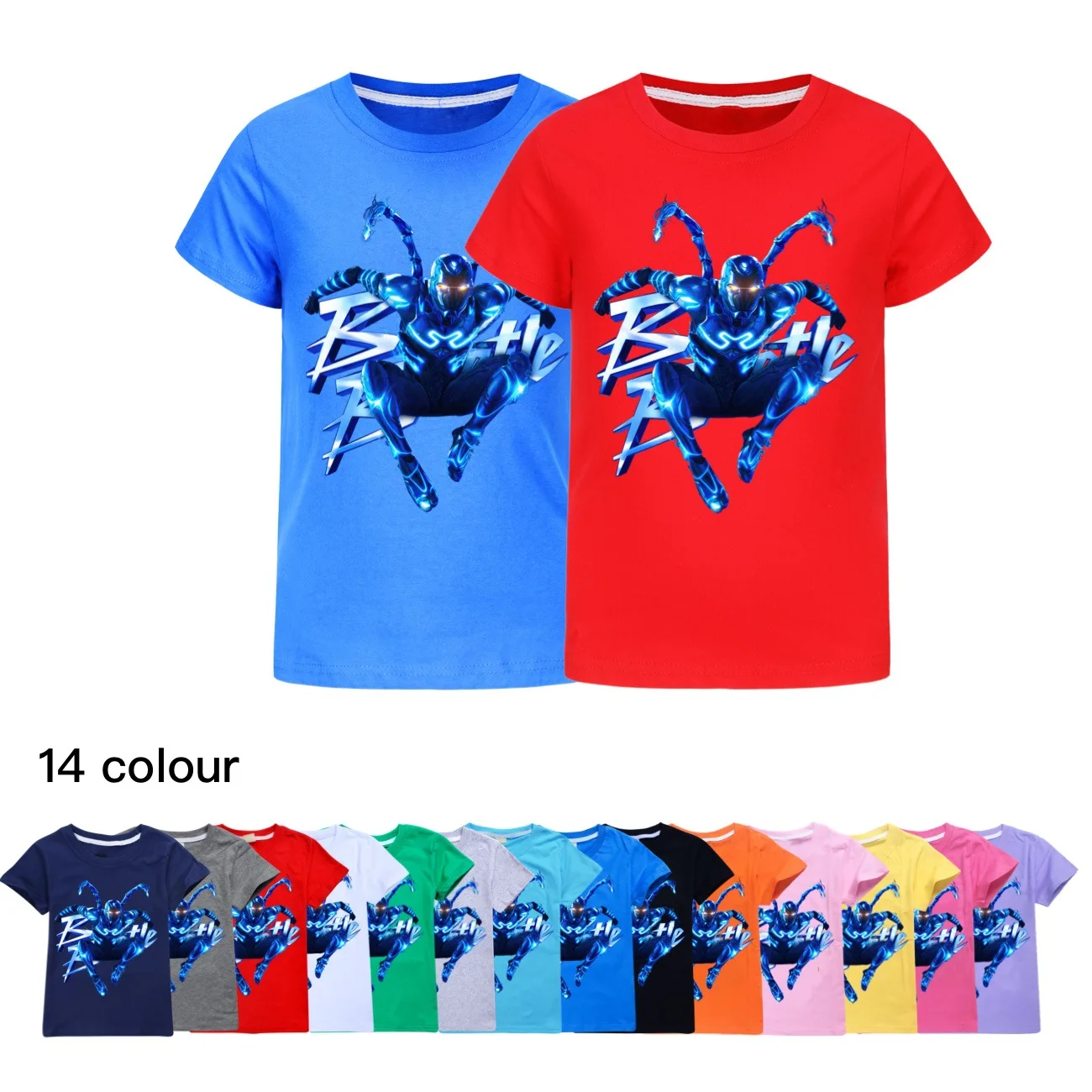 

Blue Beetle Summer Children Clothing Cute Cartoon Gabby Cats Kids Short Sleeve T shirts for Girls Tops Princess Clothes 2665