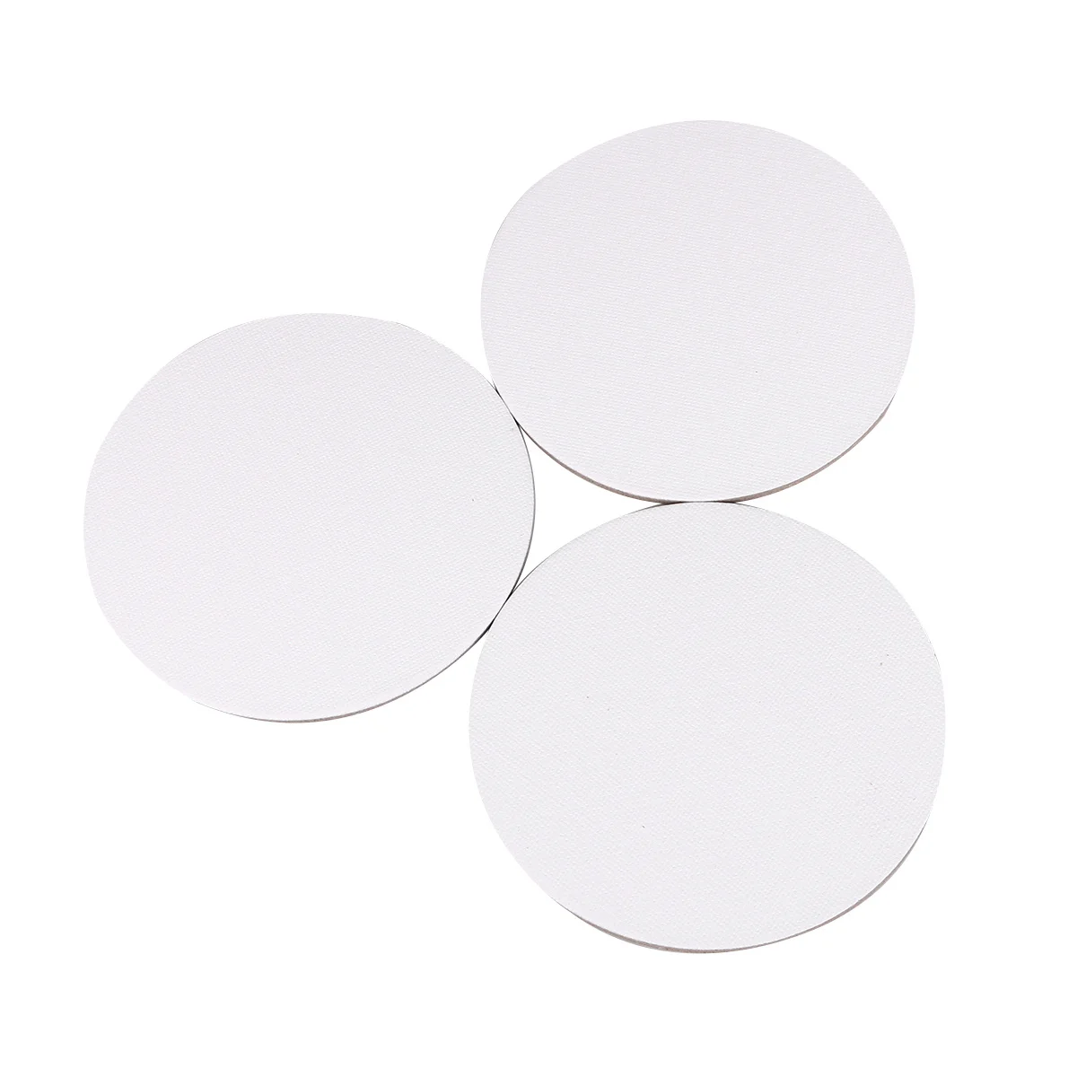 

8Pcs Round Canvas Panel Set 10cm Premium Artist Cotton Canvas Suitable Oils Acrylics Tempera Painting Classroom Hobby DIY Art