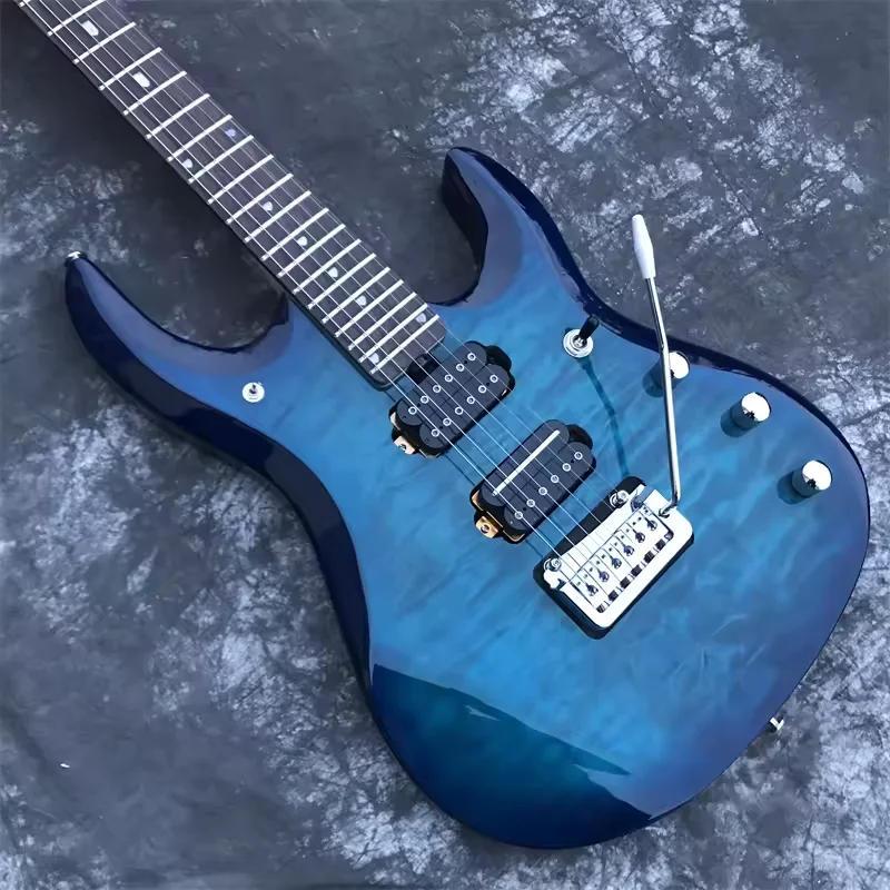 Elektrische gitaar in JP-stijl met een geselecteerde lindehouten body en BK Double Coil-pickups. Geschikt voor prestaties en beginners - afbeelding 1