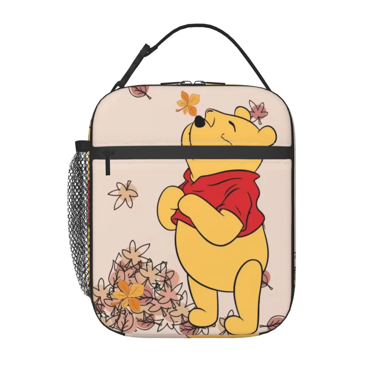 

Custom Winnie Pooh Bear Manga Insulated Lunch Bag for Women Thermal Cooler Bento Box Kids School Children Resuable Tote Bags