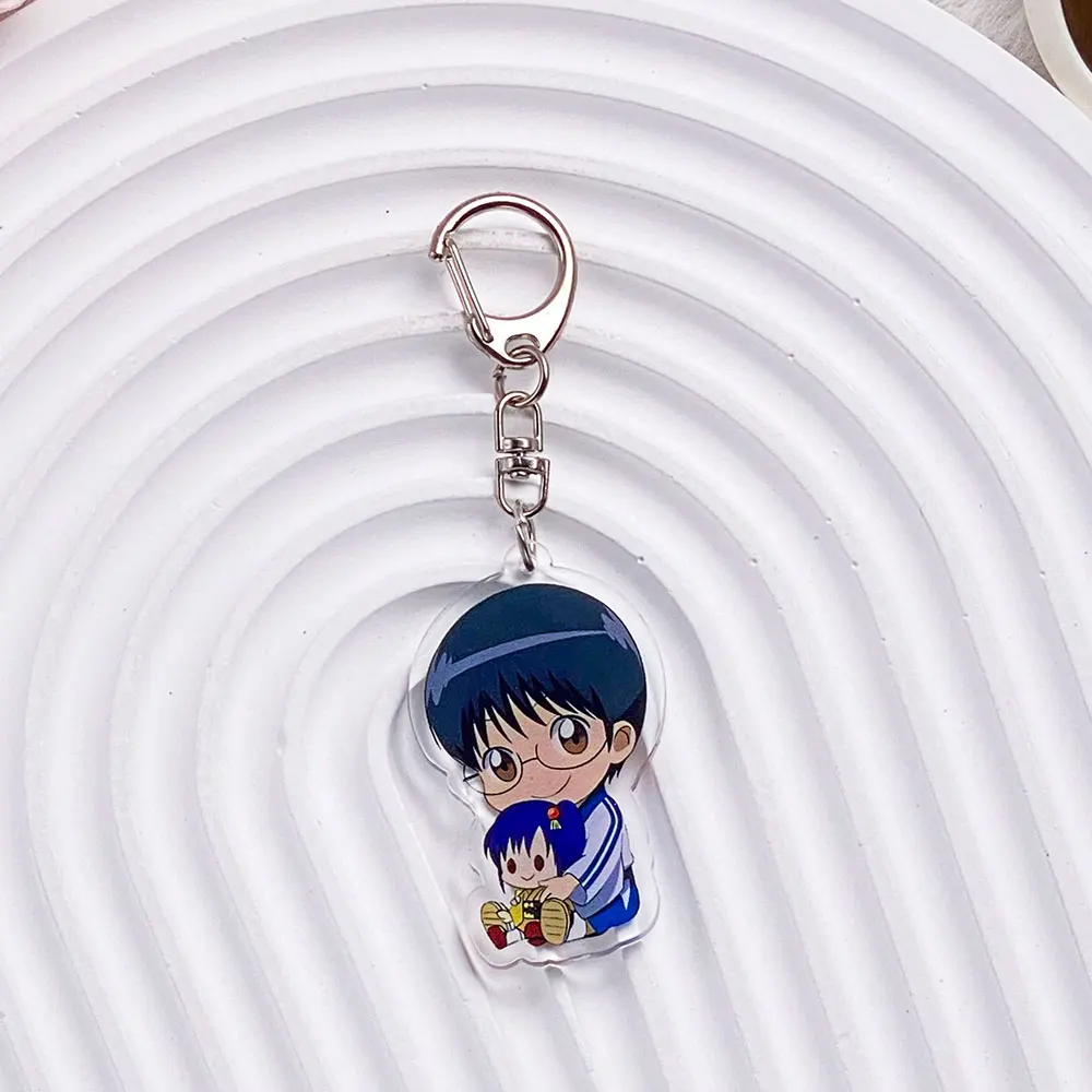 شخصيات أنيمي جينتاما سلسلة مفاتيح مصنوعة من الأكريليك اكسسوارات حقيبة سحر الكرتون لطيف مضحك على ظهره قلادة كيرينغ هدايا للأصدقاء #6