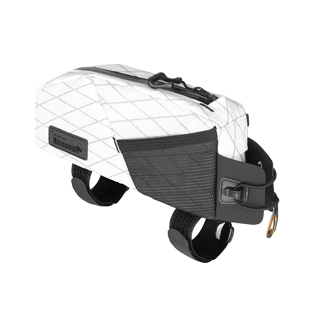 Rhinowalk Fahrrad-Oberrohrtasche, 1,2 l/2,1 l, wasserabweisend, Fahrradaufbewahrung, Gepäck für MTB und Rennrad, Verpackung, passend für größere Rahmenlänge