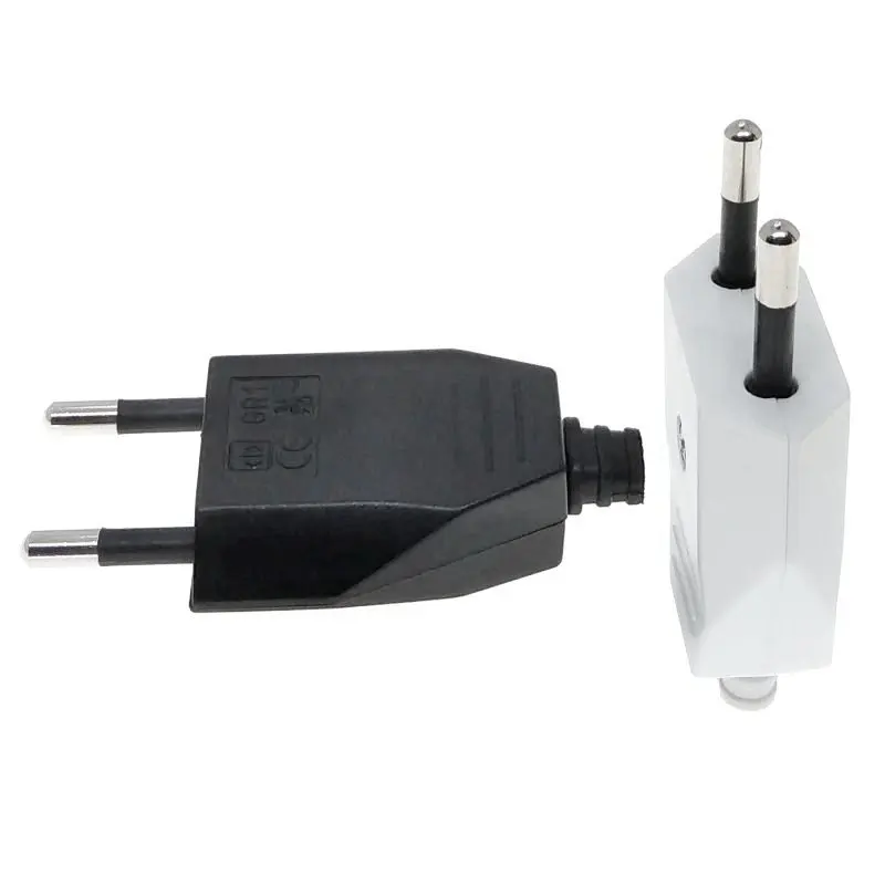 EU Plug Europlug DIY Rewireable Power Plug 2 Pole AC250V 2.5A