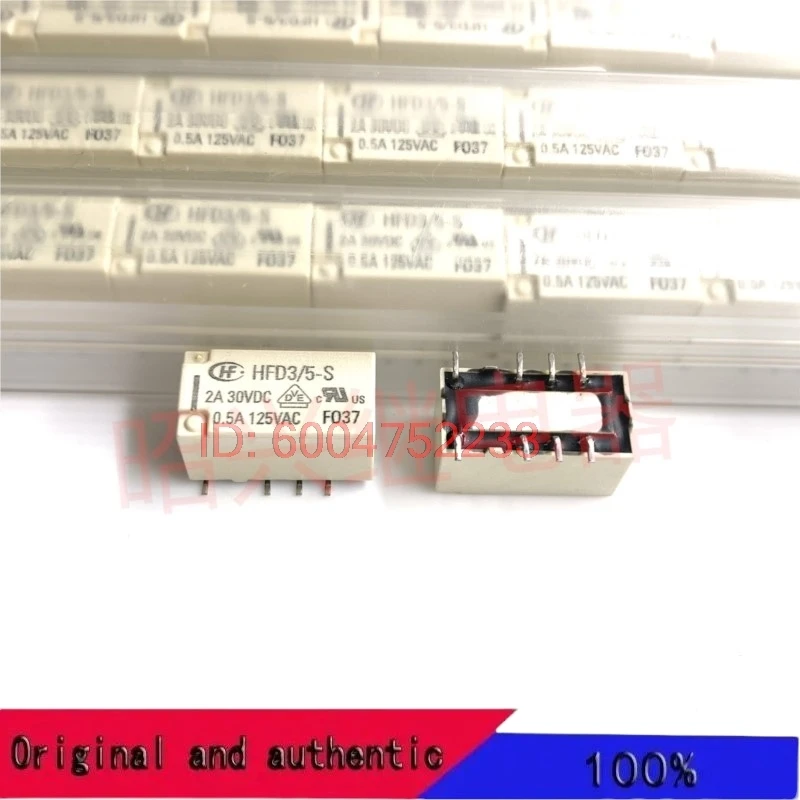 10PCS The Relay:HFD3/5-S 2A 30VDC