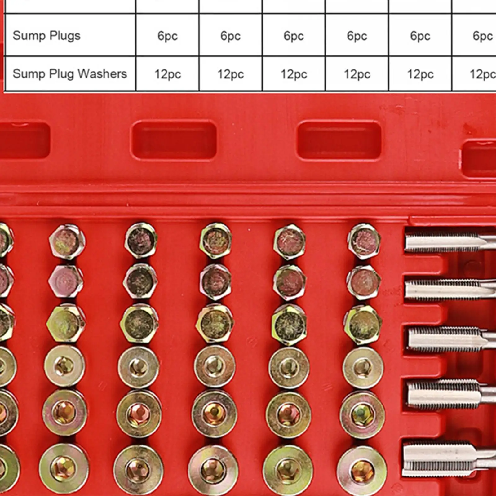 Набор для ремонта резьбы масляной кастрюли, высокопроизводительный универсальный Премиум набор инструментов для сливного отверстия коробки передач, автомобильные резьбовые инструменты