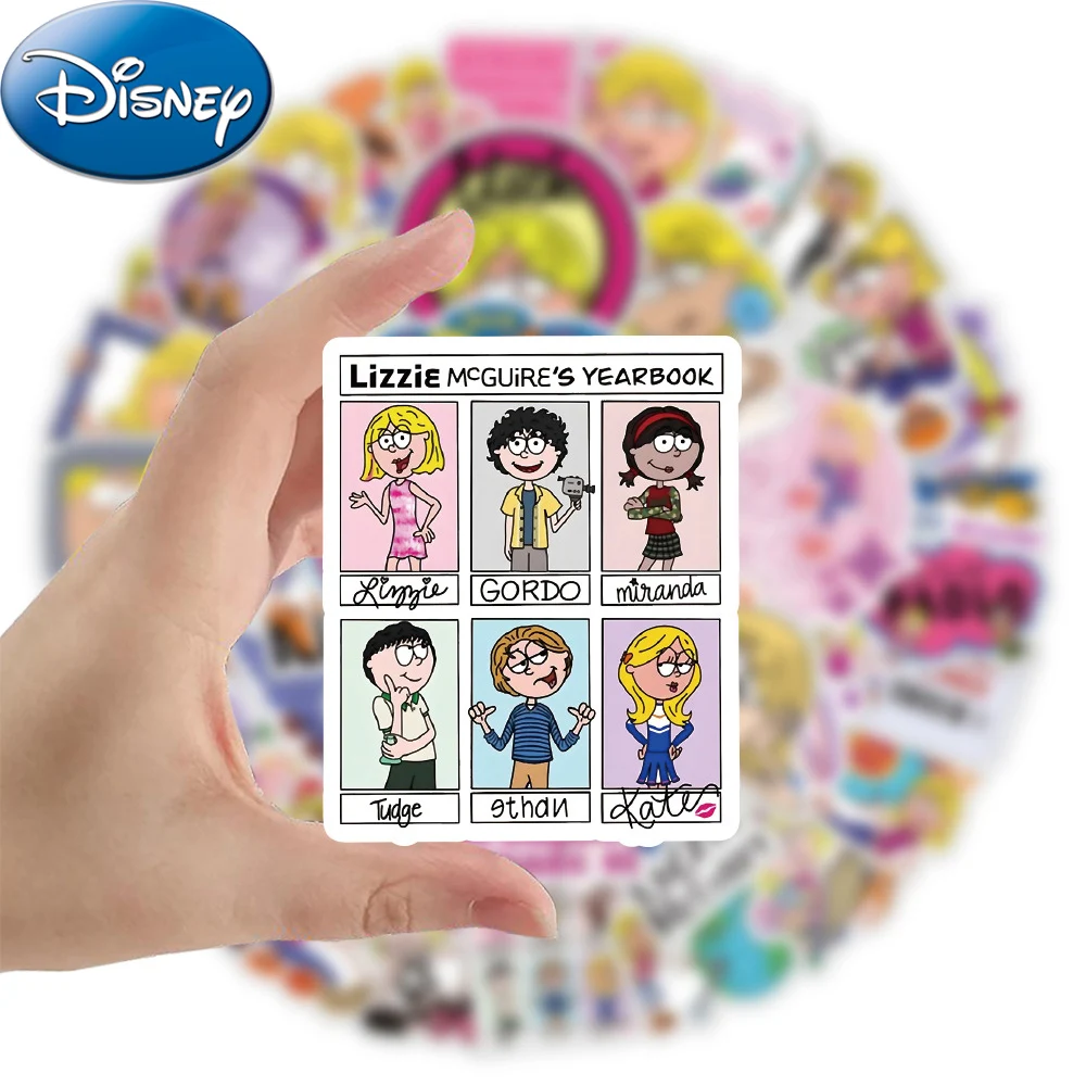 10/30/50 stücke niedlichen Disney Lizzie Mcguire Cartoon Aufkleber lustige Mädchen Graffiti Aufkleber DIY Telefon Notebook Skateboard Kawaii Aufkleber