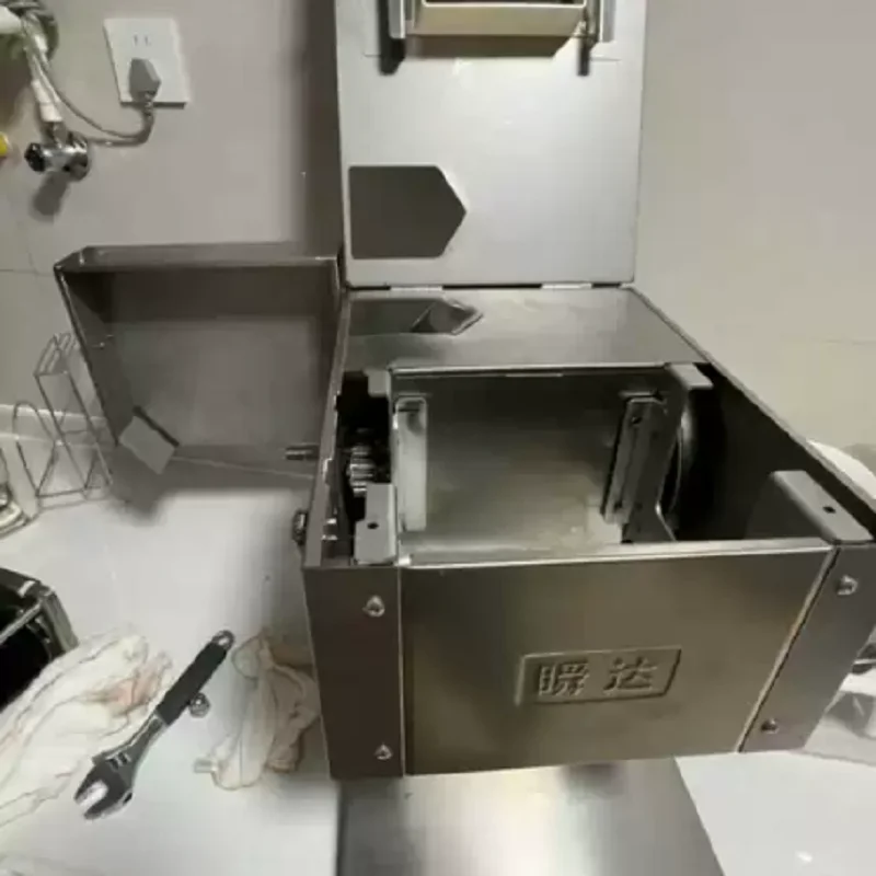 Desktop Commercial Meat Slicer Compact Stainless Steel Meat Cutting Machine Removable Knife