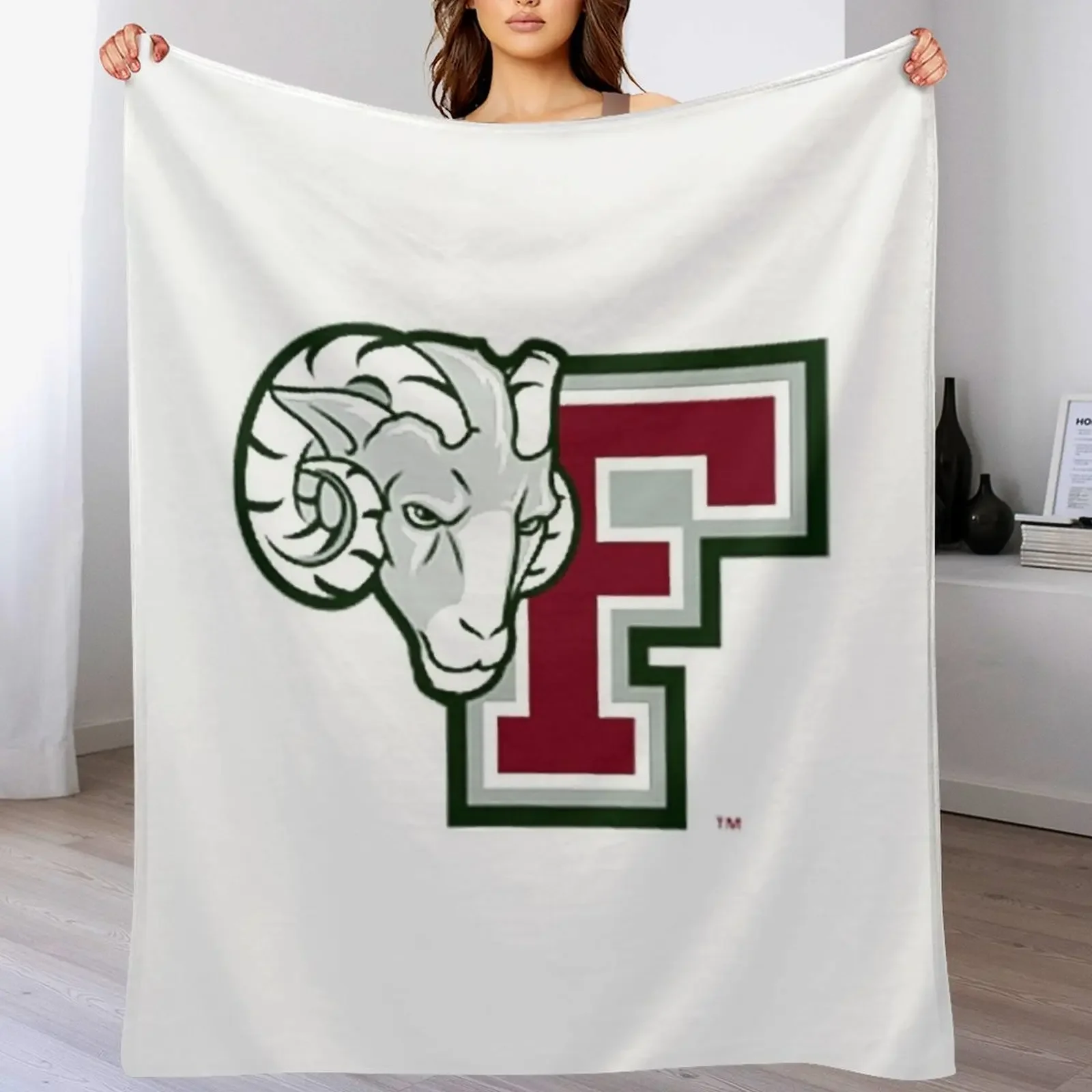 

Fordham University Throw Blanket Picnic for sofa decorative Baby Blankets