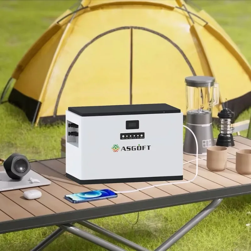 

All-In-One 3.8kWh Smart Balcony Solar Storage System Grid Solar Power Inverter with 2.4kW Stackable Batteries MPPT Controller