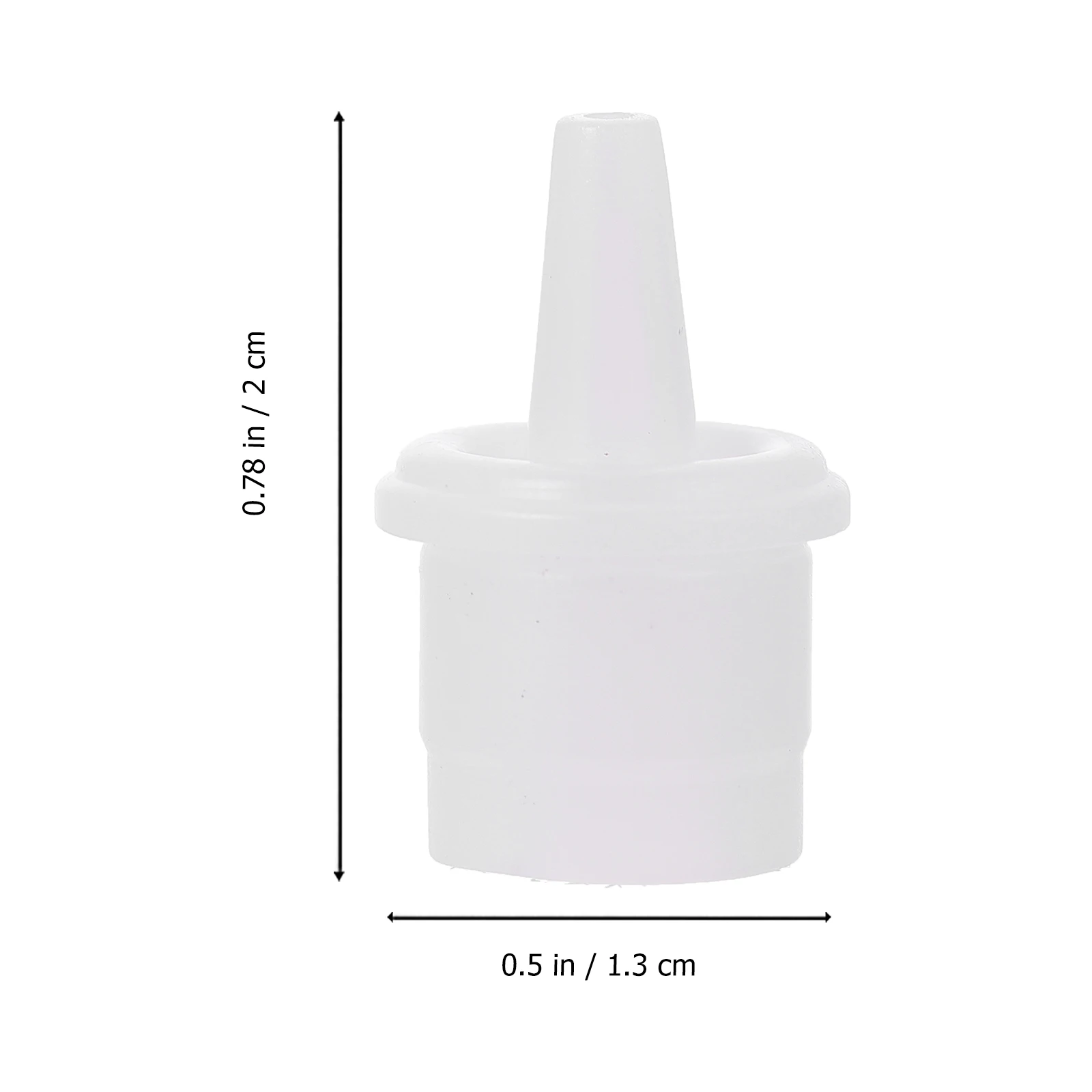 

100pcs Eyelash Extension Glue Nozzle Replacement Bottle Tips Universal Plastic Cap Supplies for Beauty Salon Use