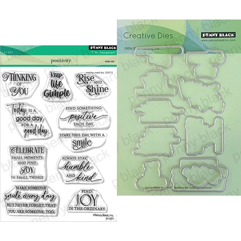 Matrices de découpe en métal, pochoirs et lames de découpe pour scrapbooking et loisirs créatifs, motif 'Fresh as a Daisy Optimistic Craft', pour la création de bandes et de feuilles