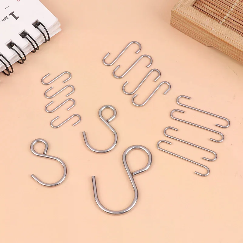5PCS/SET 1/3 1/4 1/6 1/8 S Hook For Mini Doll Hands, Feet, Head Connection Hooks Doll Accessories