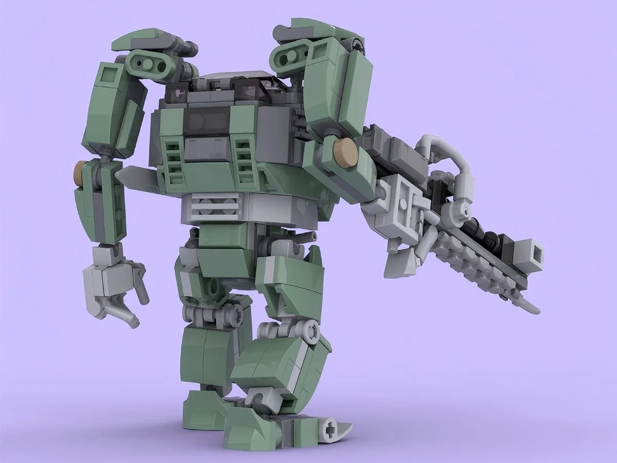 

Gobricks MOC Avatars AMP Suit V3 Building Blocks Model Science Fiction Movies High-tech Combat Armor Bricks Assemble Toys Gifts