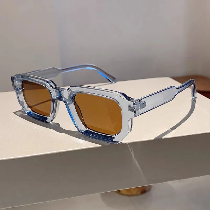 Rectangle Sunglasses Men Women Fashion Sun Glasses Luxury Brand Design UV400 Shades Eyewear Women Square Goggles