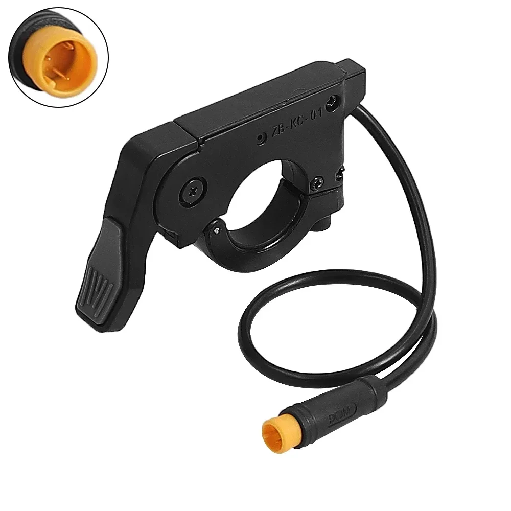

E-bike 3-Pin Connector Thumb Throttle 36V 48V 60V 72V Left Right 22mm Handlebar Accelerator for Electric Bicycle Scooter