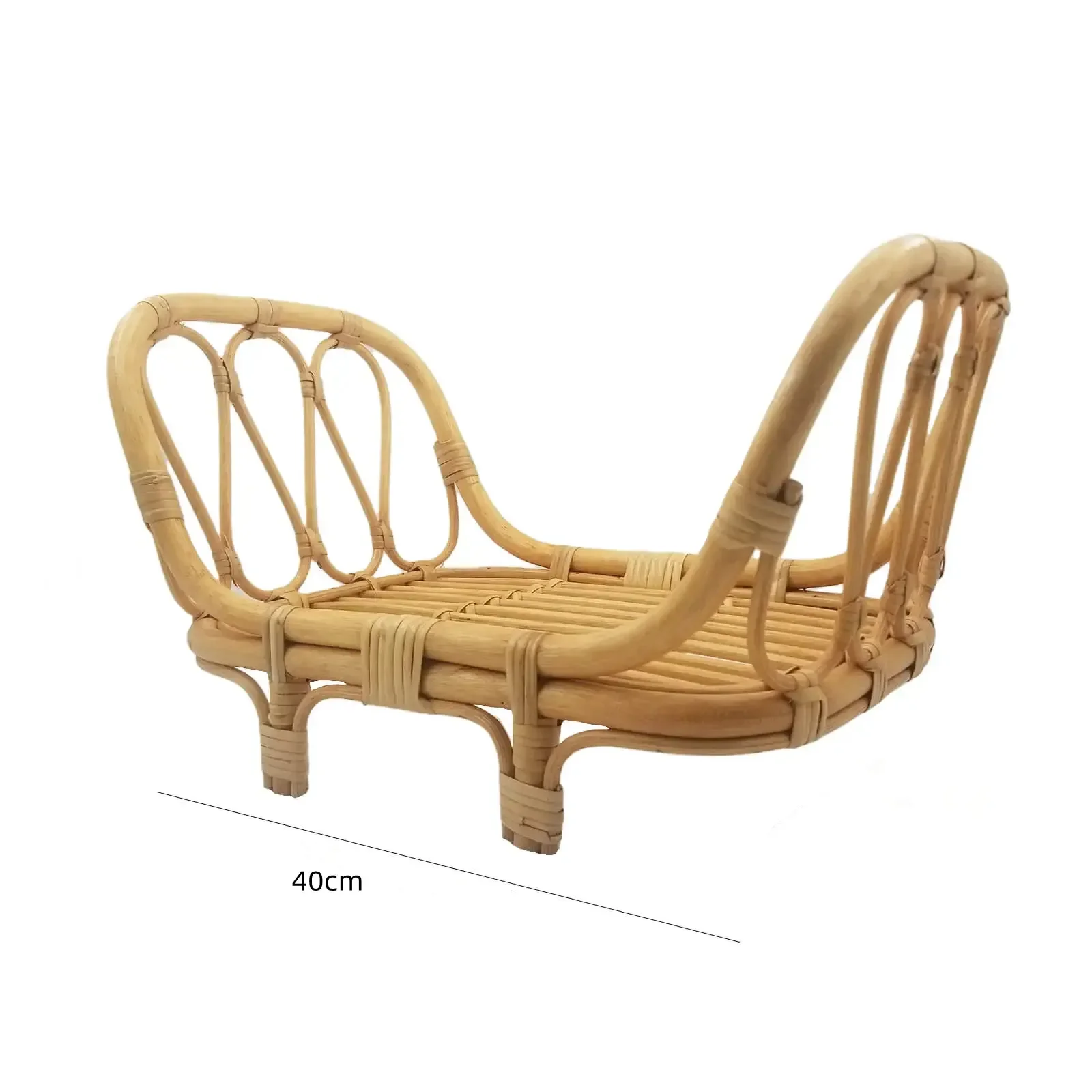 

Круглая корзина из ротанга в стиле ретро-реквизит для фотосъемки новорожденных, мебель Bebe, позирующая кровать, фоновые аксессуары для съемки для маленьких девочек и мальчиков