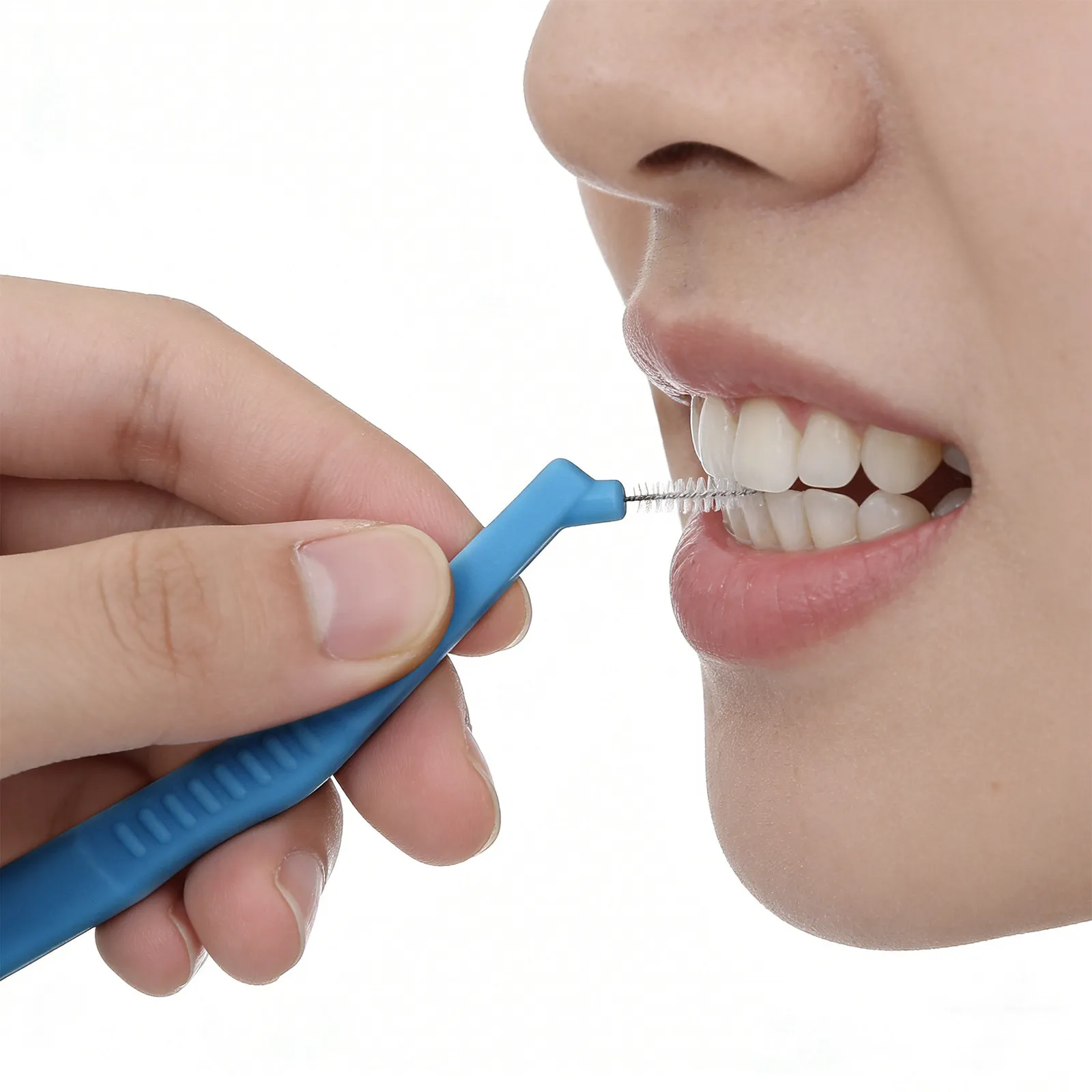 Interdental Brushes for Braces 10 Pack Soft Bristle L Shaped Angled Dental Cleaners for Teeth Gaps Oral Care