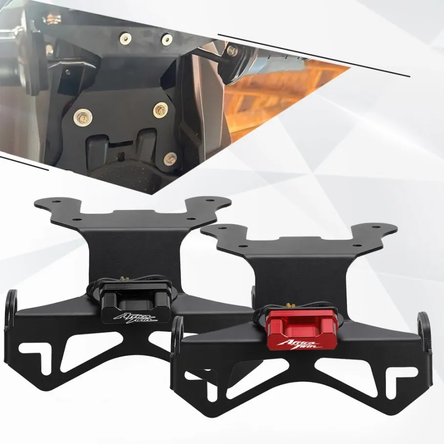 Motorcycle 2022 2024 FOR HONDA CRF 1100 L Africa Twin DCT ES Adventure Sports CRF1100L Africatwin 2020-2025 License Plate Holder