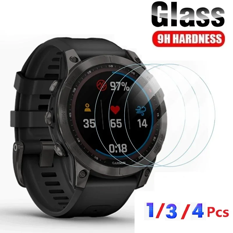 For Garmin Fenix 7 7x 7s Pro Tempered Glass Screen Protector For Fenix 6 6x 6s Pro Watch Accessories Glass Protective Hard Film