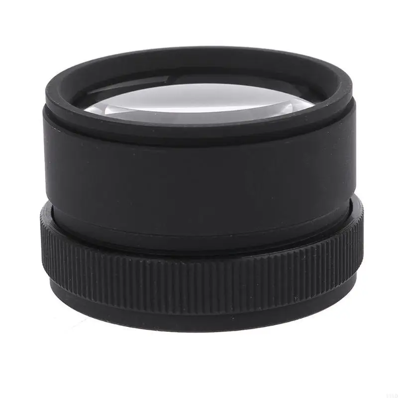 30X for  Magnifier Optical Glass Coating Lens Practical Handheld Metal Magnifier for Textile Coin Stamp Jewelry Apprai