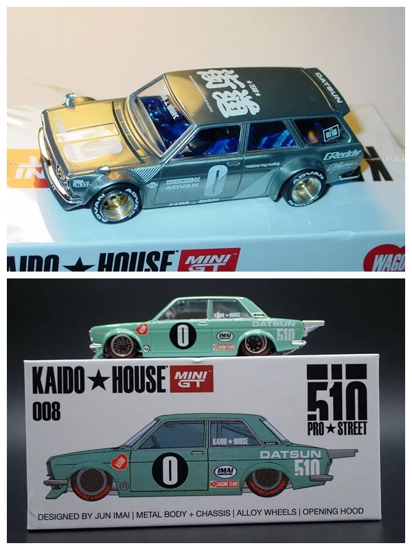 TSM MODELS MINIGT Kaido House 1:64 Datsun 510 diecast car models