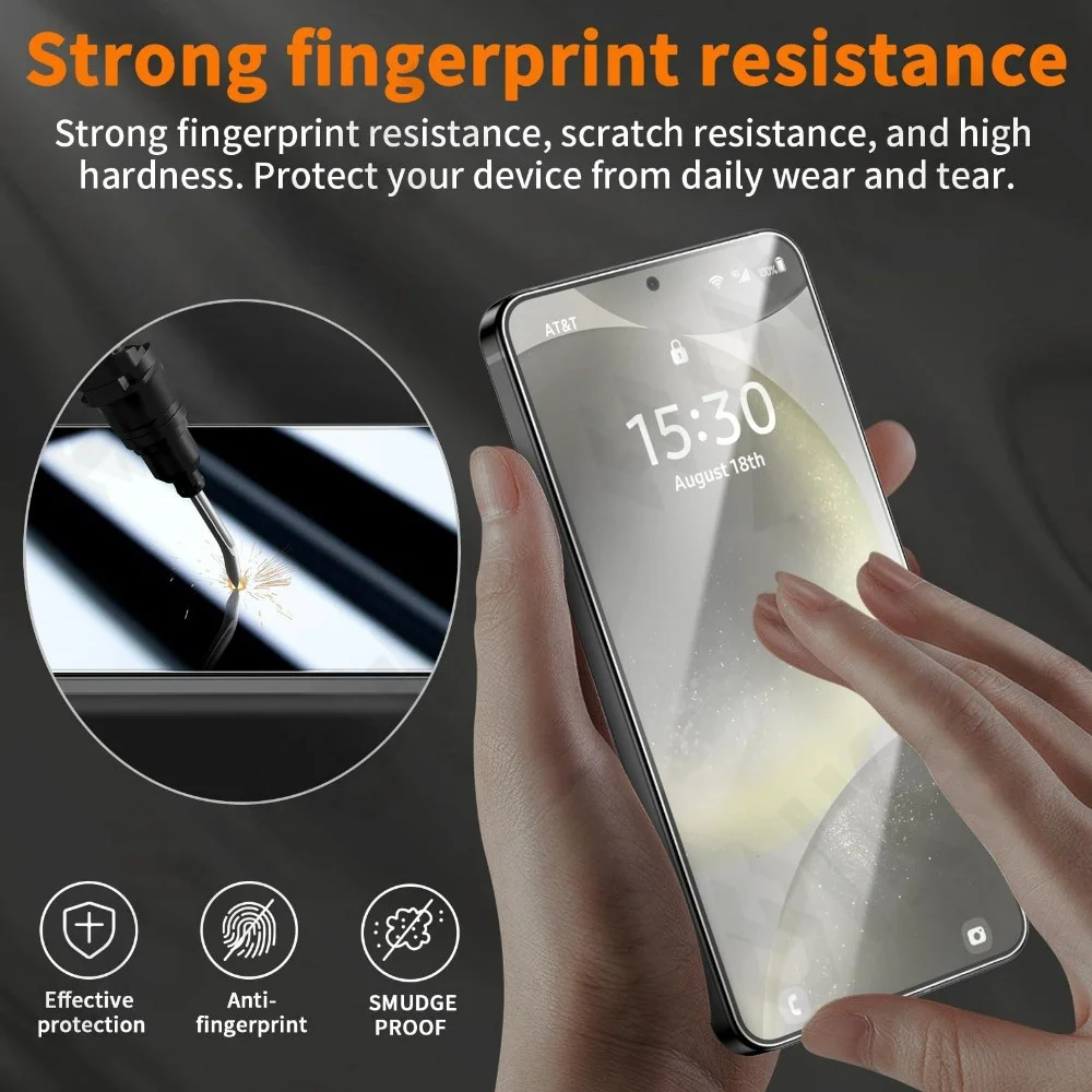 2 sztuki szkła hartowanego do Samsung Galaxy Z Fold 7 6 5 z automatyczną eliminacją kurzu i bez pęcherzyków powietrza HD Clear — zdjęcie produktu 5