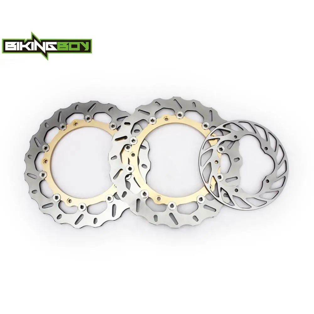 BIKINGBOY Front Rear Brake Discs Rotors For S1000RR 09-26 S 1000 RR Cast Wheel 19-26 S1000R 14-26 25 24 23 22 20 S1000XR 17-21