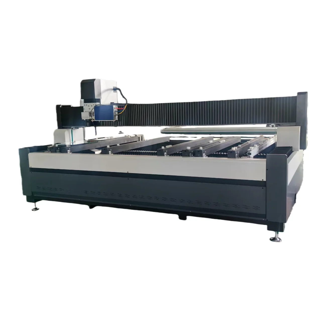 【ساخن】آلة السفع الرملي ذات الأداء المستقر للتحكم في محرك المؤازر الزجاجي La-ser بدقة عالية