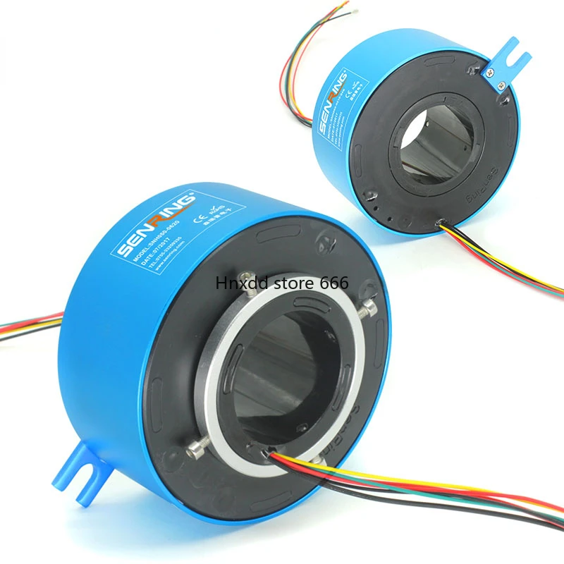 Industrial grade slip ring collector conductive slip ring 6 12 18 24 channels, aperture 60mm