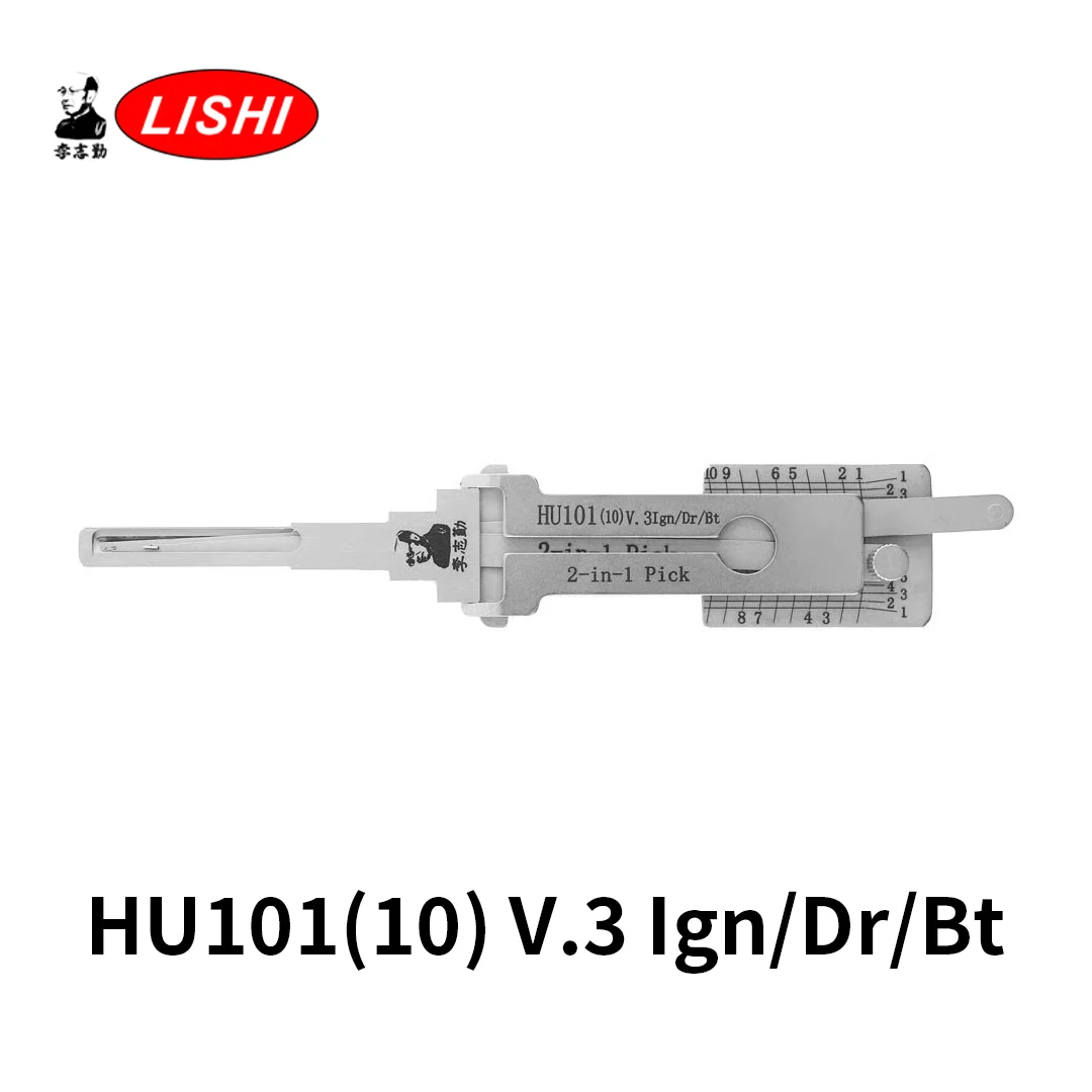 

lishi 2 in 1 tool HU101(10) V.3 Ign/Dr/Bt