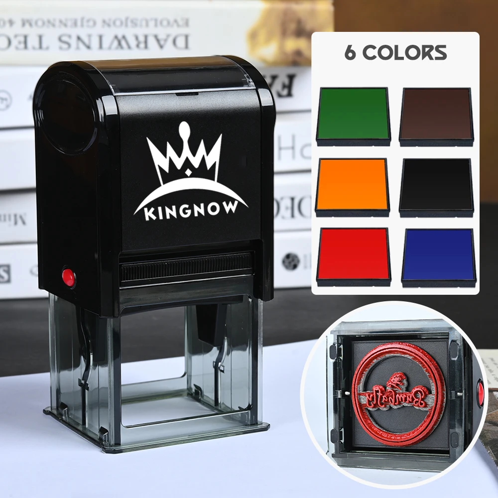 Personalized Stamp Rubber Logo Self Inking Stamp Seal Customized Business Wedding Party For Invitation Stationery Stamps