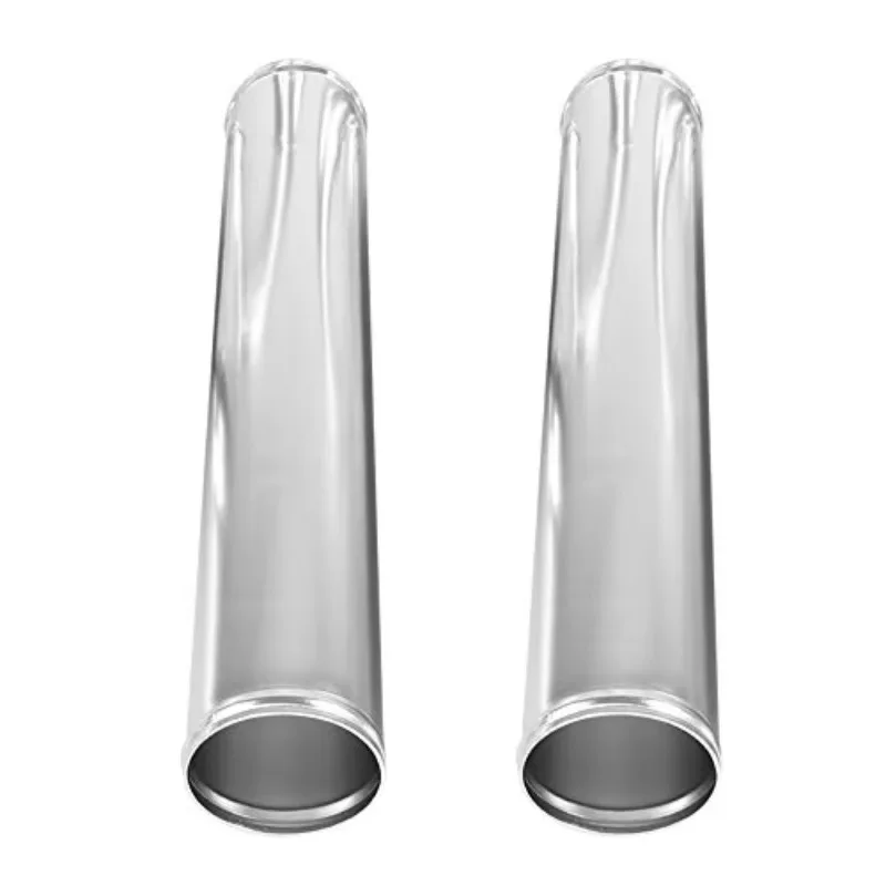 Stainless Steel Polished 2.5 Inch Aluminum Intercooler Pipe Piping DIY Kit