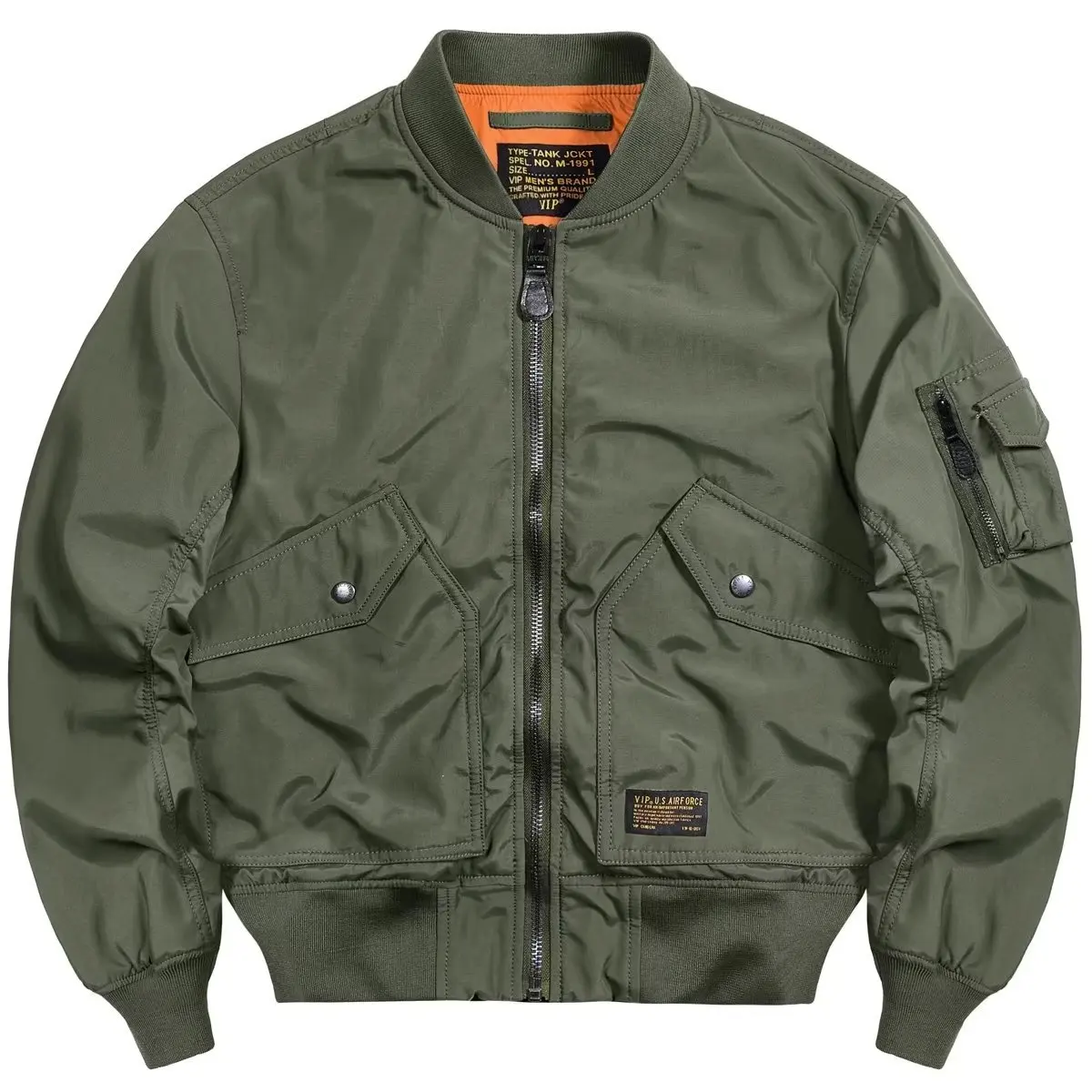 Autumn Winter 2025 New Fashion American Men's Solid Color Casual Trendy O-neck Long Sleeve Baseball Cotton Padded Jacket Male