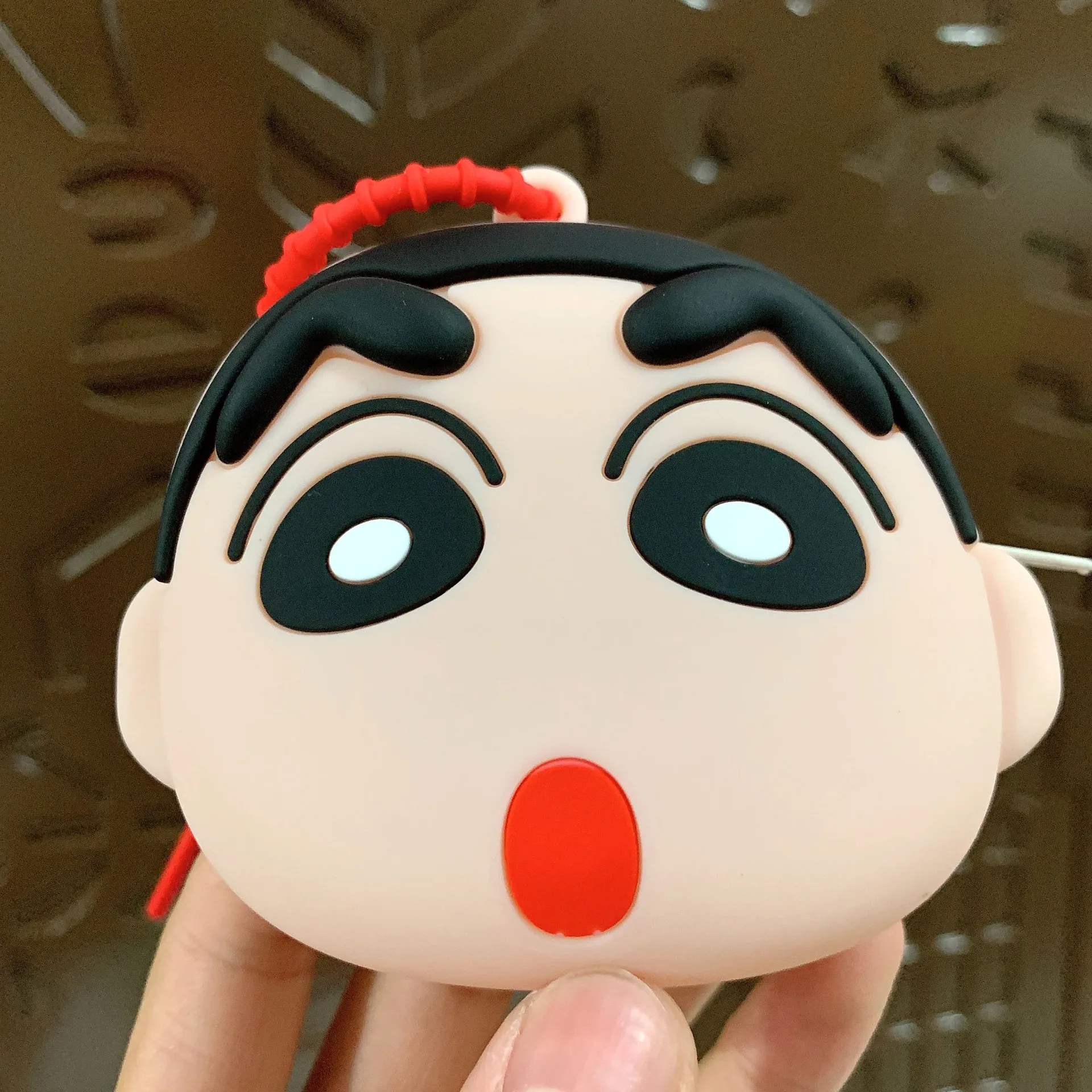 تلوين شين تشان المفاتيح المحفظة Kawaii محفظة نسائية للعملات المعدنية سماعة المنظم كابل البيانات المنظم حقيبة حلقة رئيسية هدايا عيد الميلاد عيد الميلاد