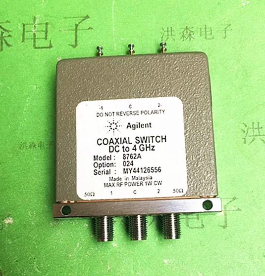 Agilentt 8762B 8762A 8762C 18 GHZ  4GHZ  26.5G 5VDC 24VDC - SMA rf coaxial microwave switch