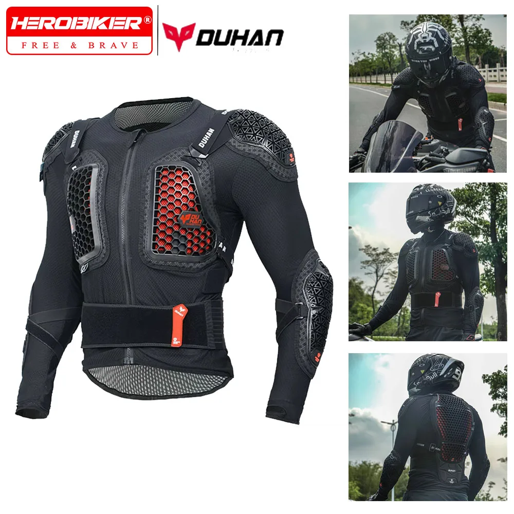 

DUHAN Motorcycle Armor Anti Fall Chest BackProtection Motorcycle Protective Gear Anti Crash Chest Back with CE Certification