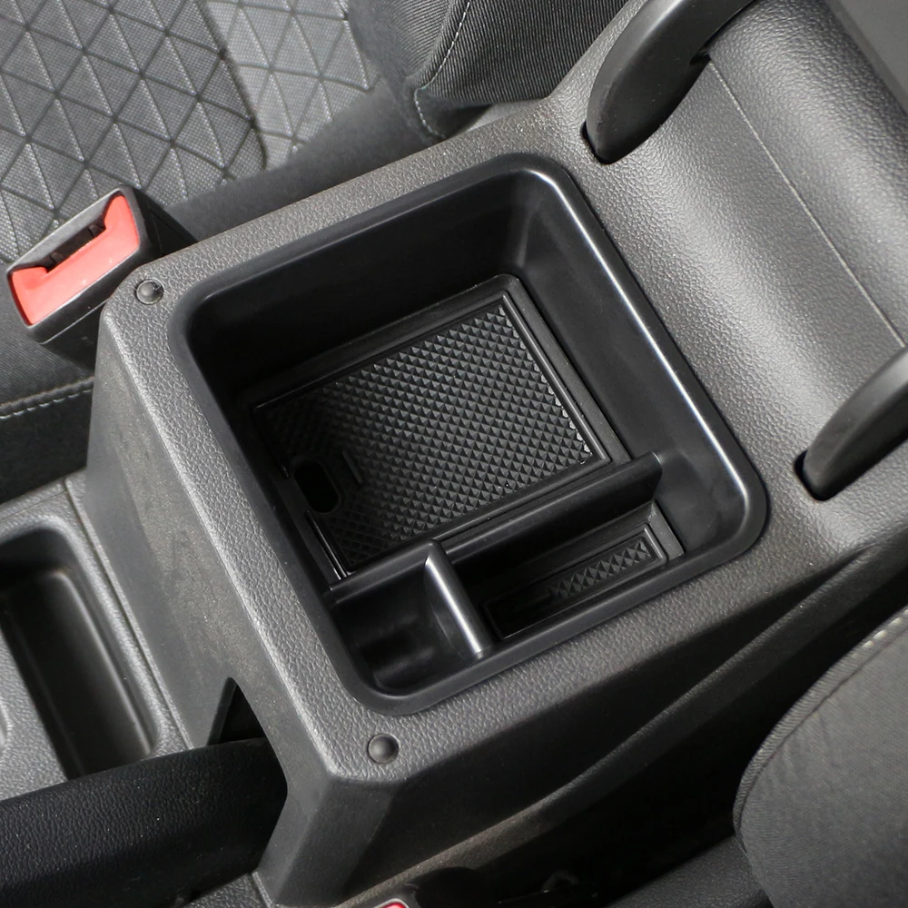 Car Armrest Storage Box for Volkswagen VW Tcross T-Cross 2018 - 2024 Organizer Tray Stowing Container Interior Accessories