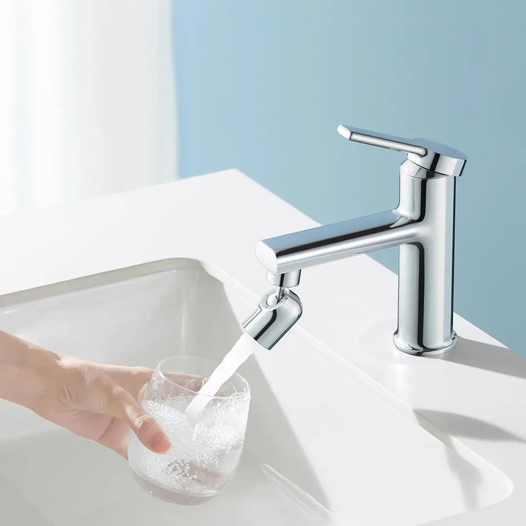 XIAOMI Mijia Mouthwash Bubbler S1 Universal Faucet Aerator berputar 720 ° tahan percikan nozel air untuk dapur kamar mandi