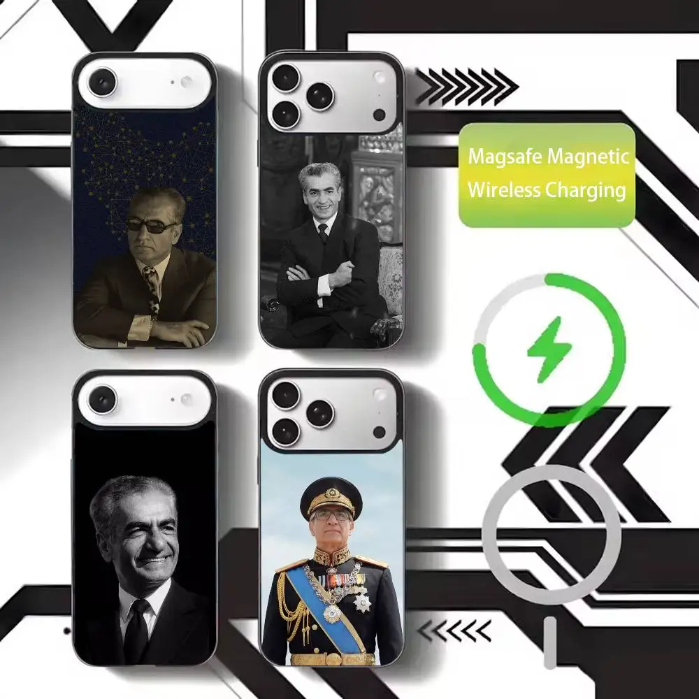 

Mohammad Reza P-Pahlavi Phone Case For iPhone17,16,15,14,13,12,11 Plus,Pro Max Magnetic For Magsafe Wireless Charging