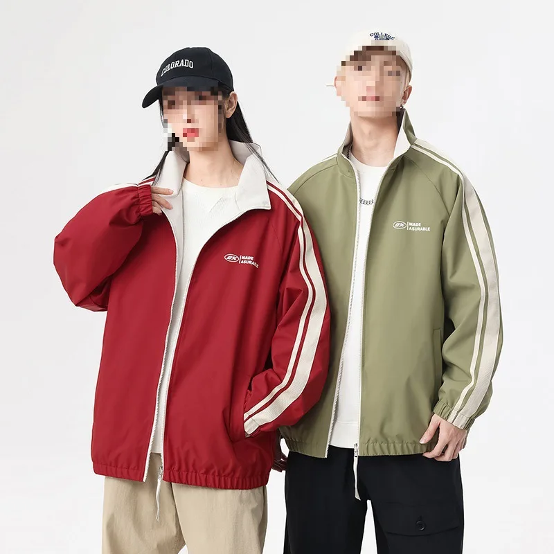

Новая двусторонняя куртка с длинным рукавом, уличные мужские пальто, женские двусторонние ветрозащитные пальто, брызгозащищенные двусторонние куртки, топ для пар