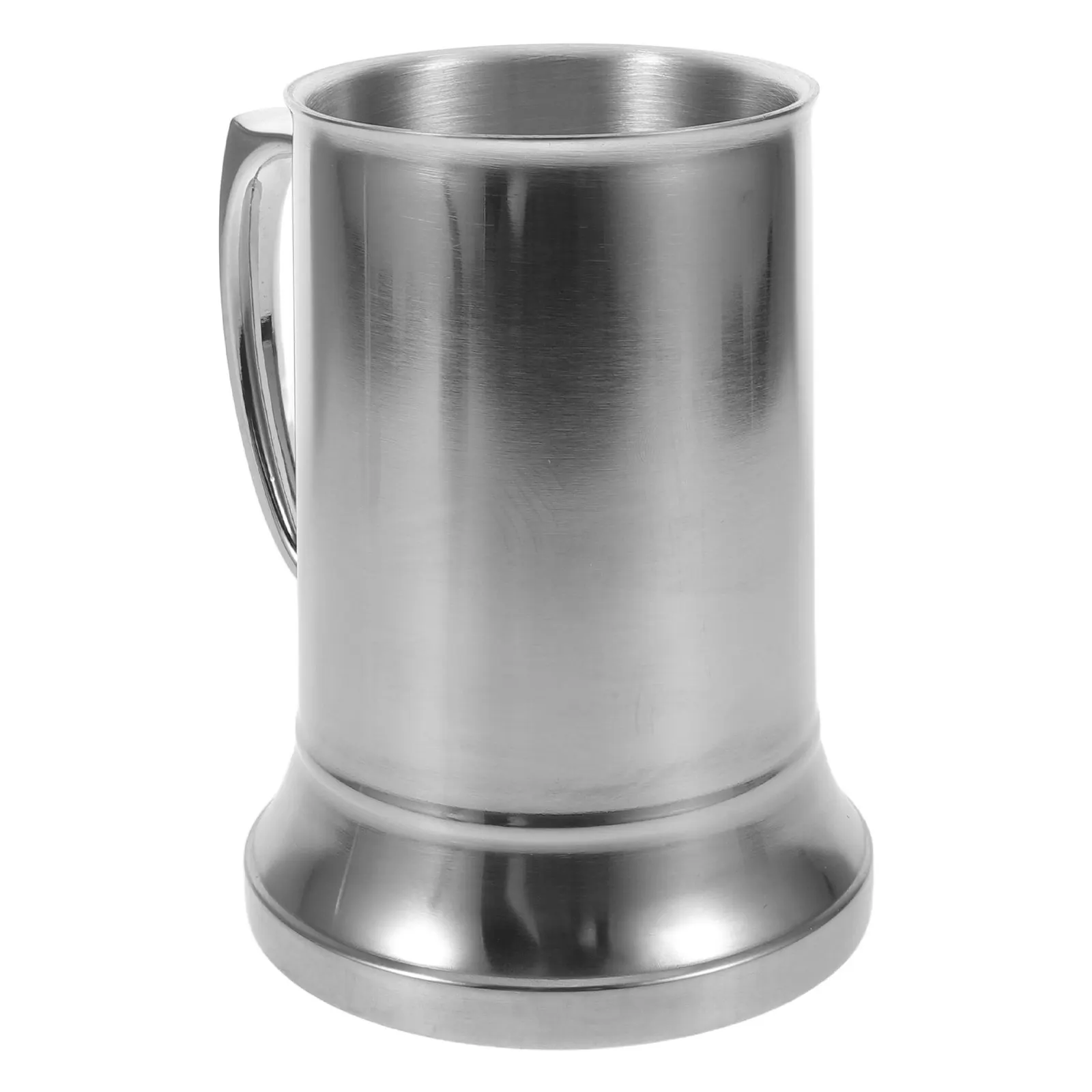 Stainless Steel Beer Stein Double Layer 450Ml Insulated Anti-Leakage Mug Tumbler Vintage Beer Cup for Bar Home Party Festival
