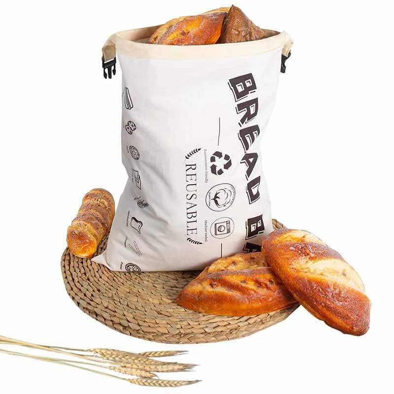 Sacos De Pão De Linho De Algodão Orgânico Reutilizável, Sacos De Pão Caseiro, Presente para o fabricante de pão