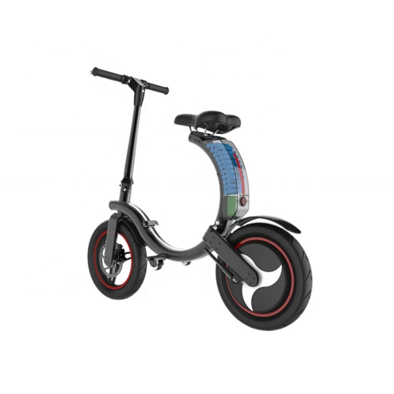 Folding Ebike 350w Adult Cheap Electric Moped Lithium Battery Scooter