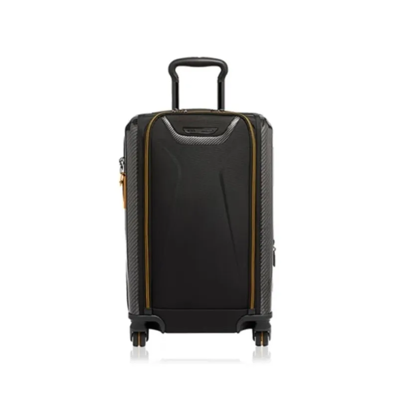 

Expandable trolley case black suitcase