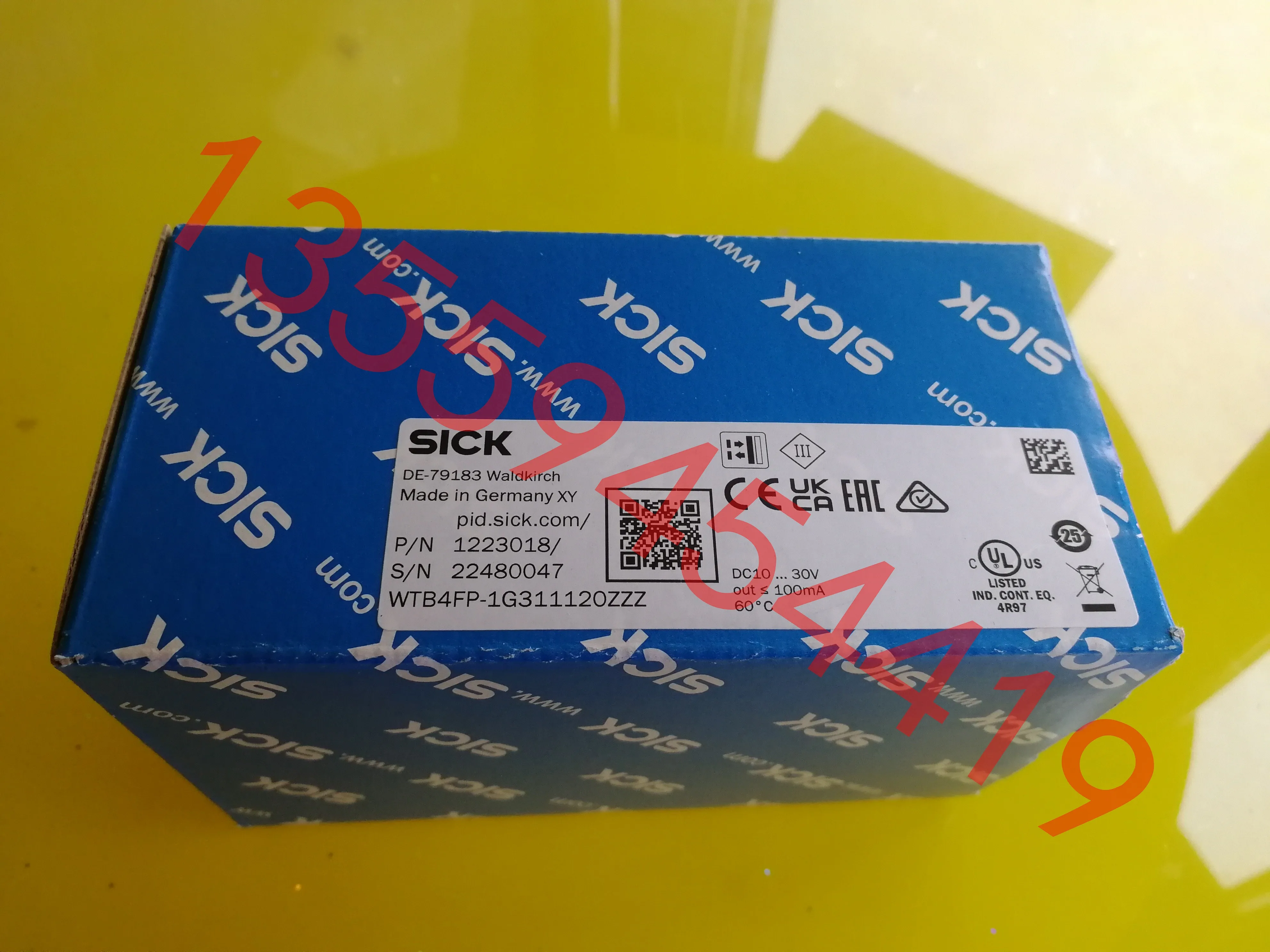 

SICK Sensor 1223018 WTB4FP-1G311120ZZZ Original Imported Genuine Free Shipping Negotiated Order