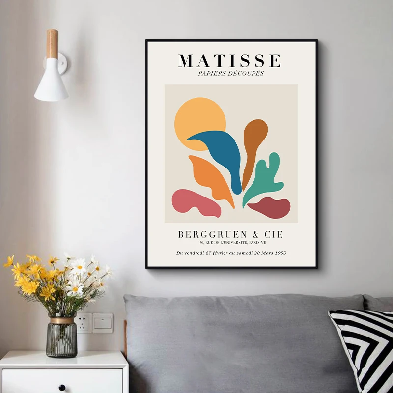 Vintage Henri Matisse Famous Painter Artwork Collection Posters and Prints Canvas Painting Wall Art Picture Living Room Decor