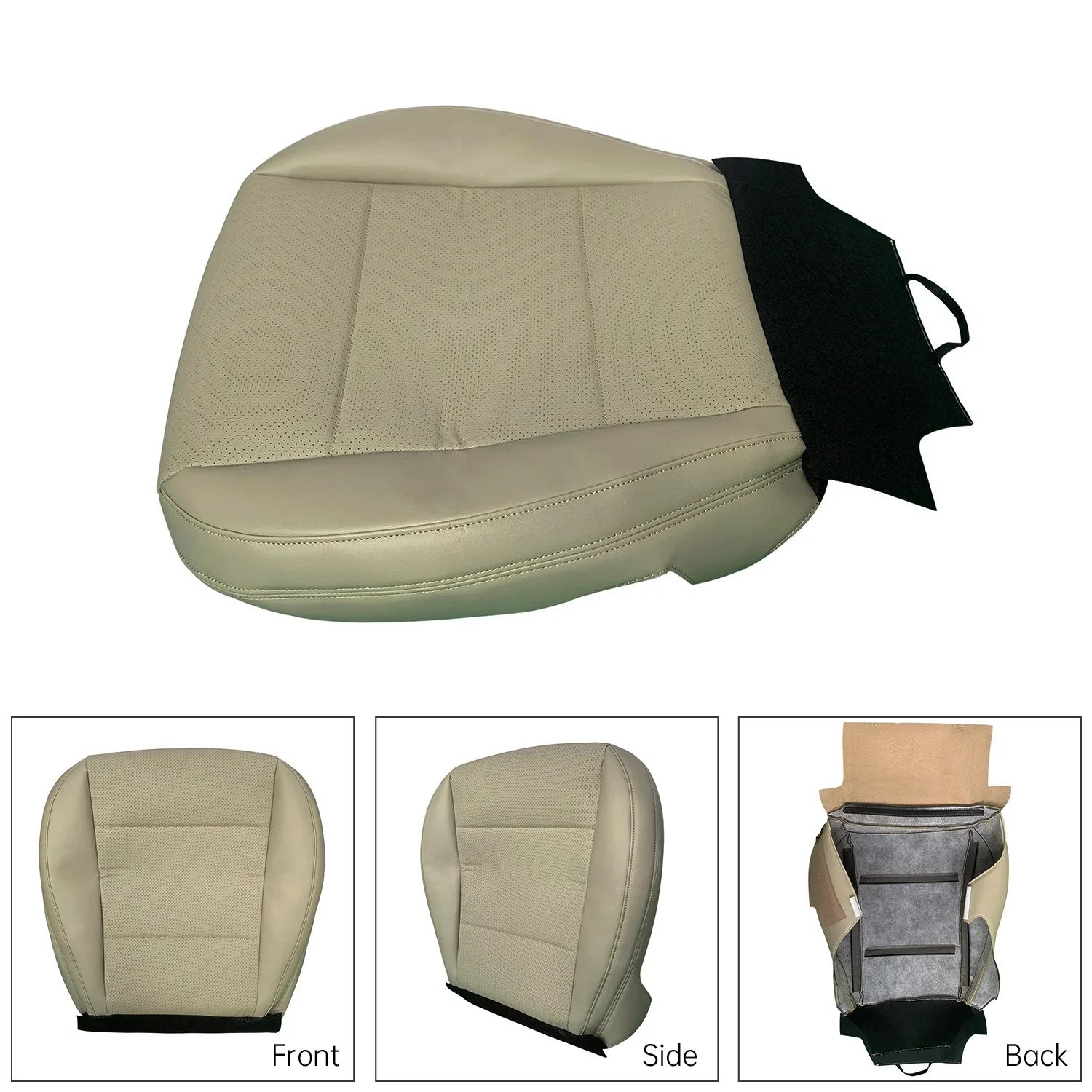 

Driver Side Bottom Leather Seat Cover Compatible for Subaru Outback 2015-2019 Replaces SBLZT02