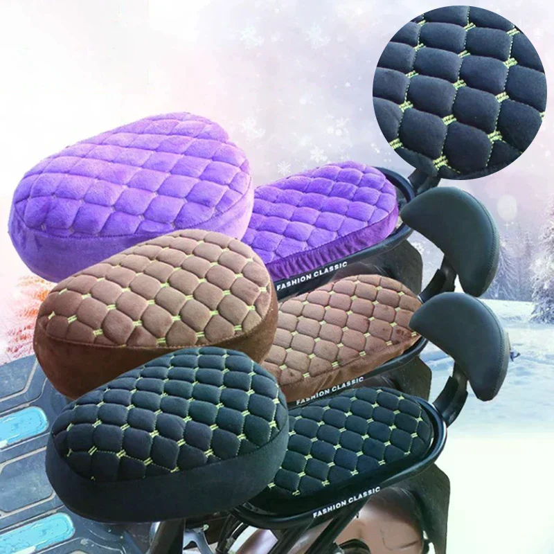 Electric Bicycle Seat Cover Battery Car Bicycle Universal Seat Cover Comfortable Thickening Cover